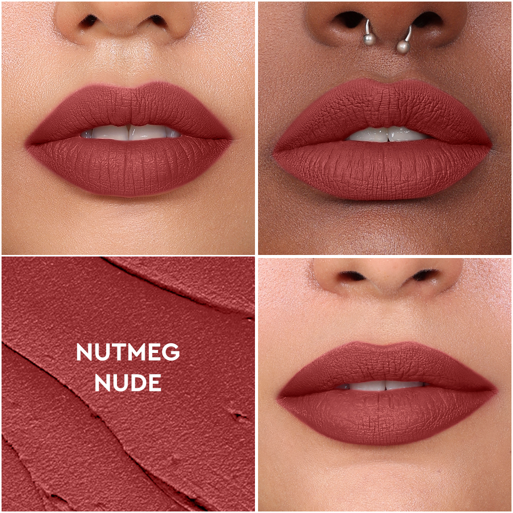 Non-stop Airy Matte Liquid Lipstick - Nutmeg Nude 12Nutmeg Nude 12