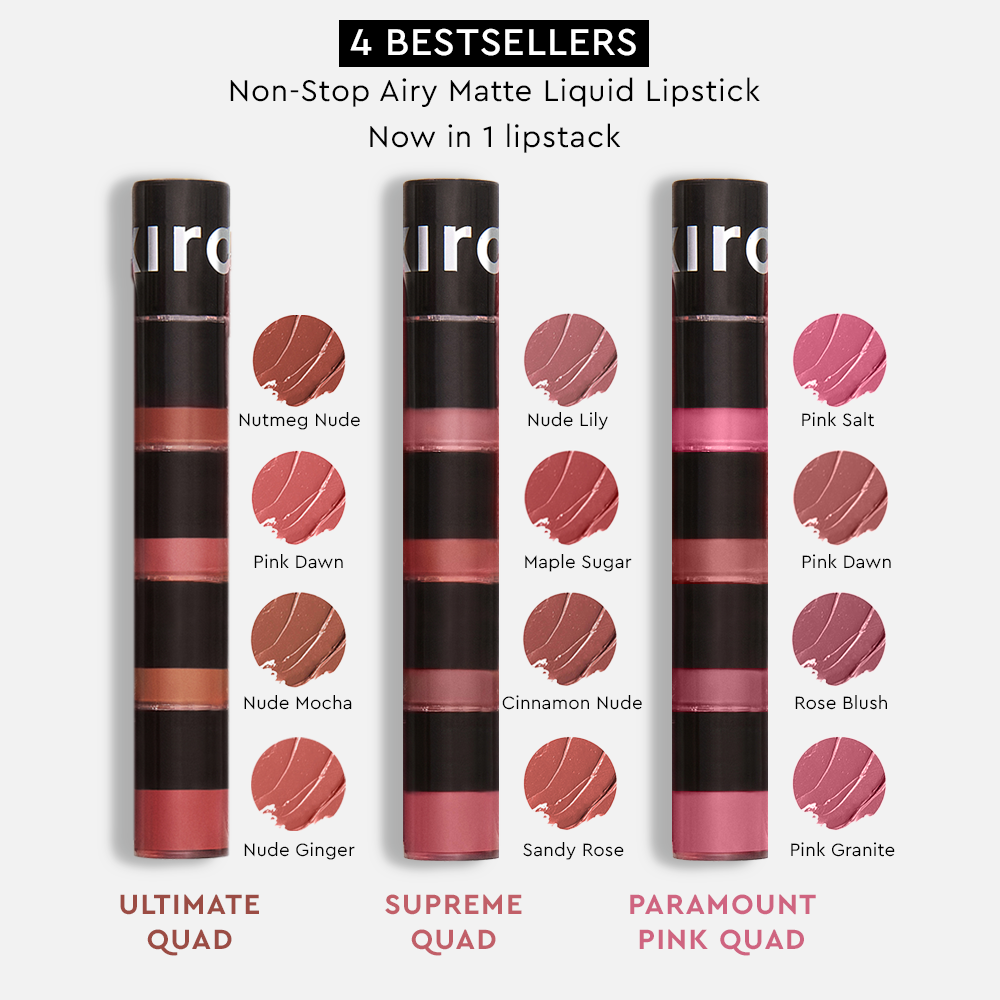 Four Play Non-Stop Airy Matte Liquid Lip - Ultimate quadUltimate quad