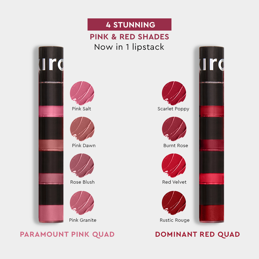 Four Play Non-Stop Airy Matte Liquid Lip - Dominant Red QuadDominant Red Quad