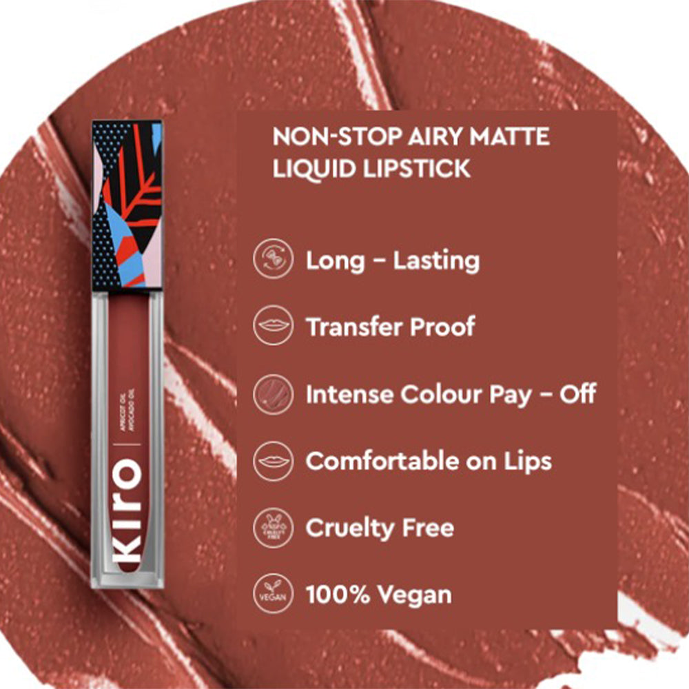 Non-stop Airy Matte Liquid Lipstick - Coral Pink 21Coral Pink 21