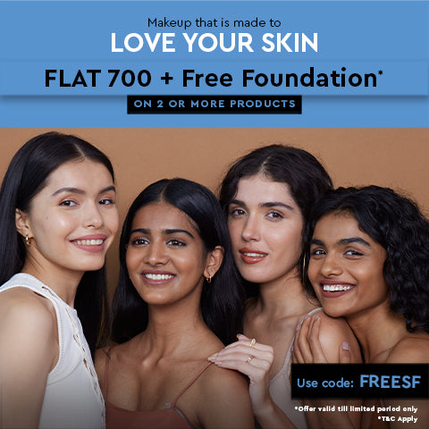 site wide 700. Buy 2 or more products and get serum foundation worth Rs.950.
