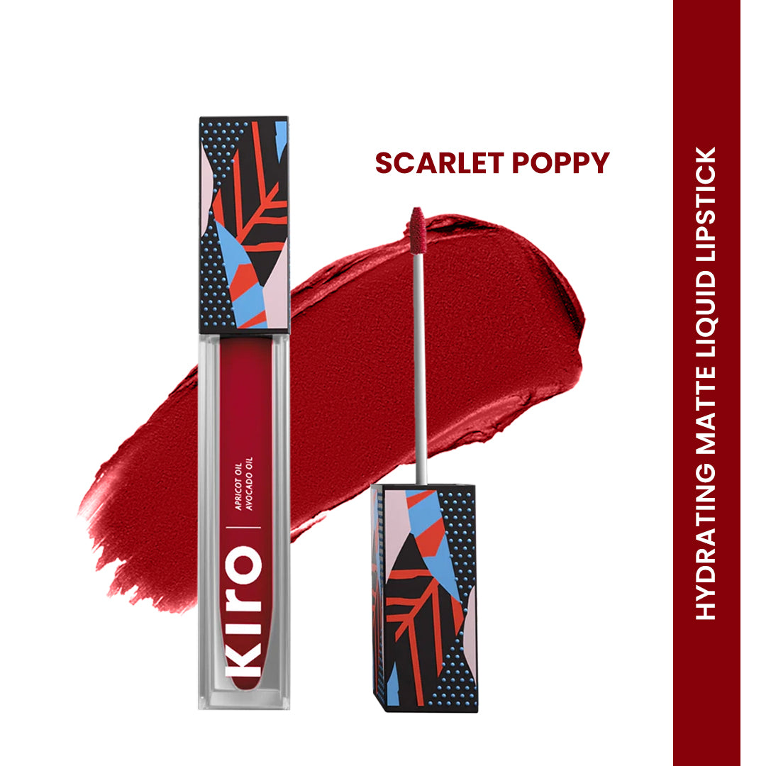 Non-stop Airy Matte Liquid Lipstick - Coral Pink 21Scarlet Poppy 03
