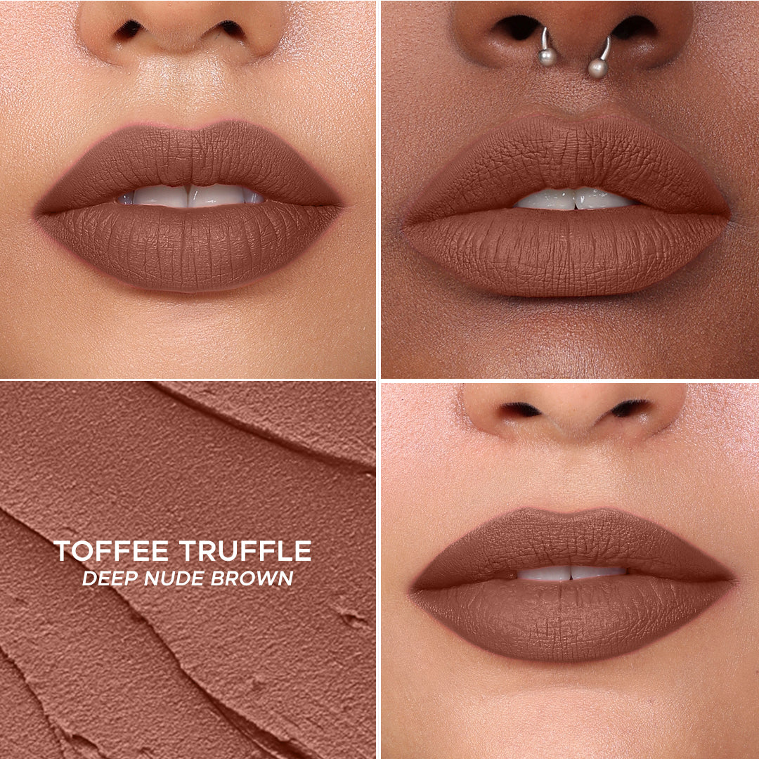Non-stop Airy Matte Liquid Lipstick - Coral Pink 21Toffee Truffle 31