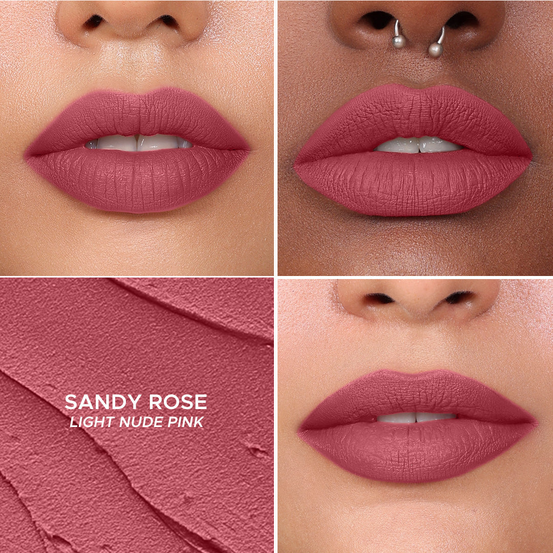 Non-stop Airy Matte Liquid Lipstick - Coral Pink 21Sandy Rose 13