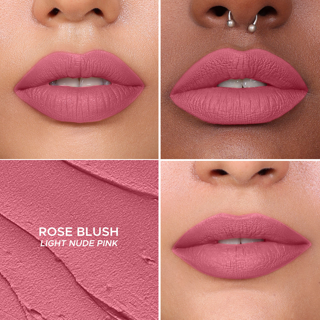 Non-stop Airy Matte Liquid Lipstick - Coral Pink 21Rose Blush 25