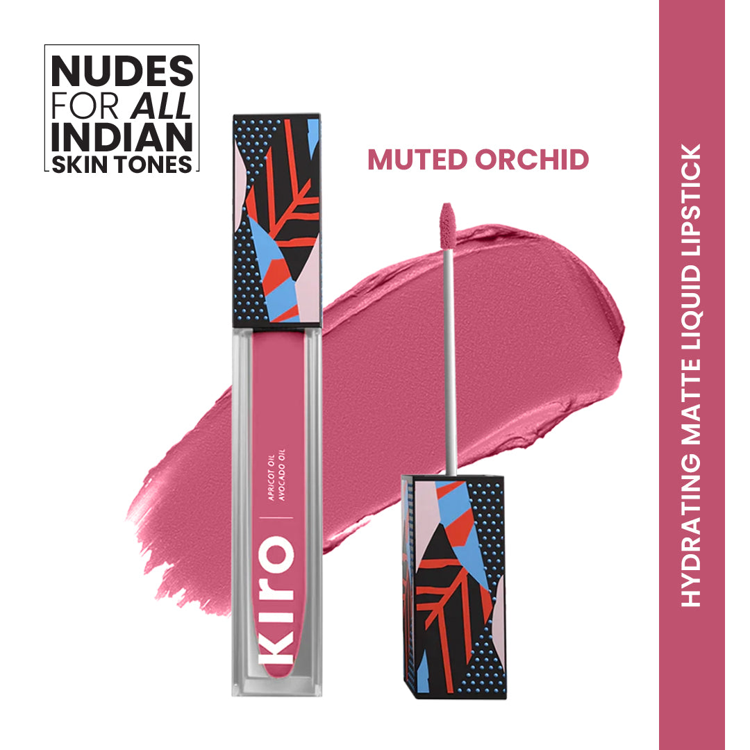 Non-stop Airy Matte Liquid Lipstick - Coral Pink 21Muted Orchid 30