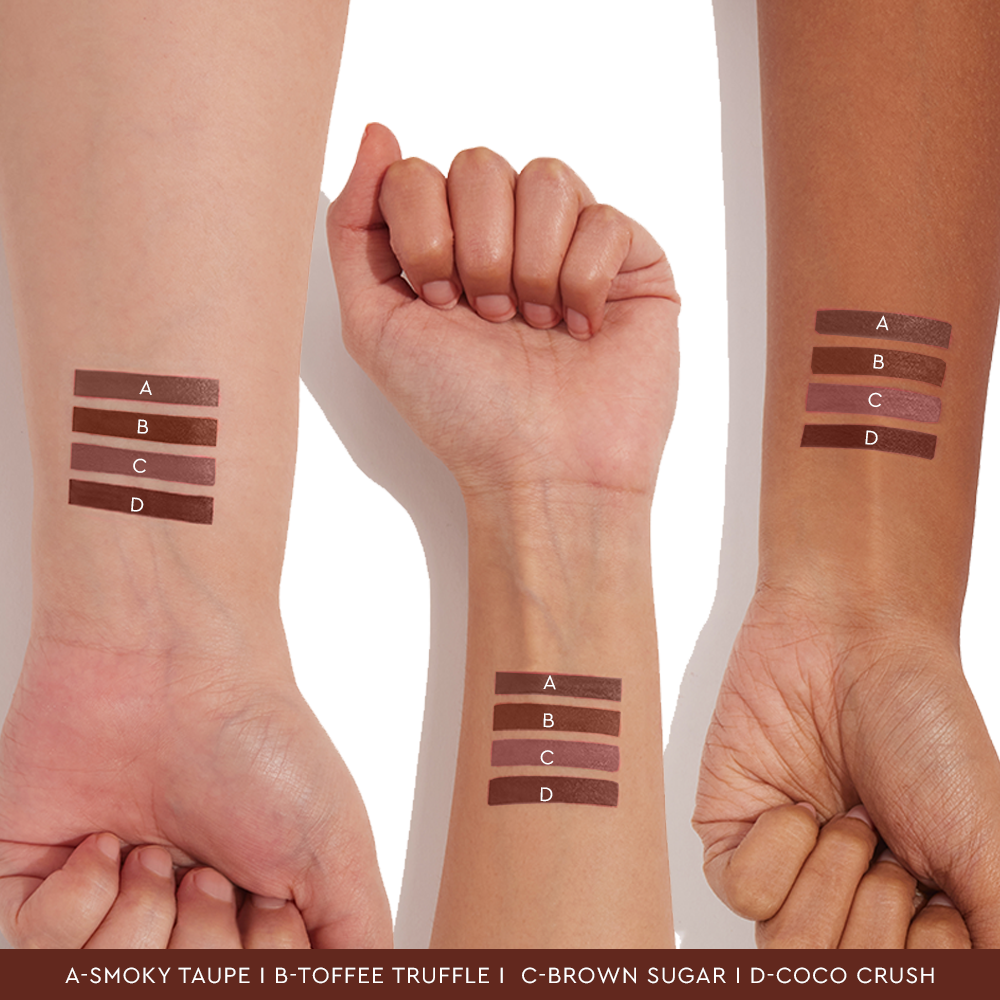 Four Play Non-Stop Airy Matte Liquid Lip - Apex Brown QuadApex Brown Quad