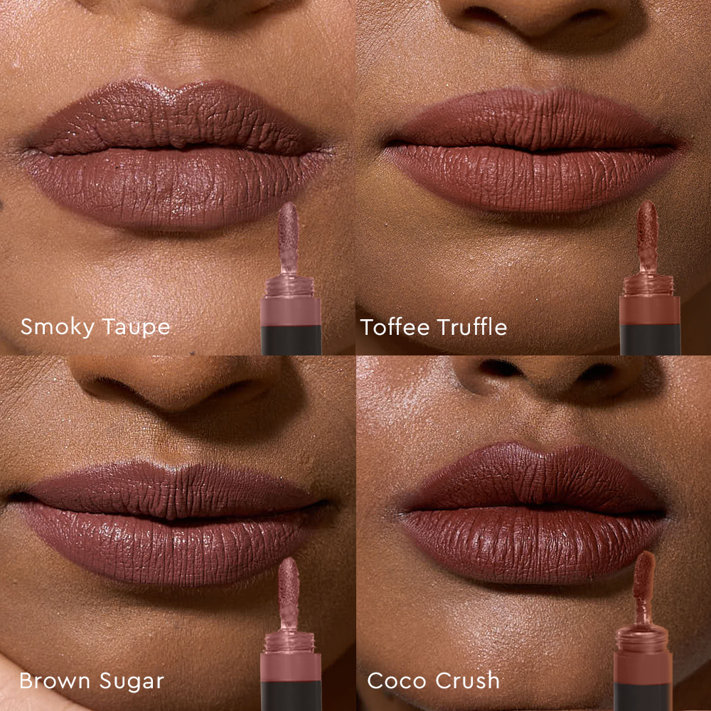 Four Play Non-Stop Airy Matte Liquid Lip - Apex Brown QuadApex Brown Quad
