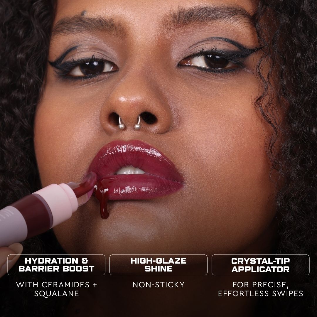 Ceramide Drip Tinted Lip Glaze - Strawberry Gelato 01Strawberry Gelato 01 (Coral Pink)