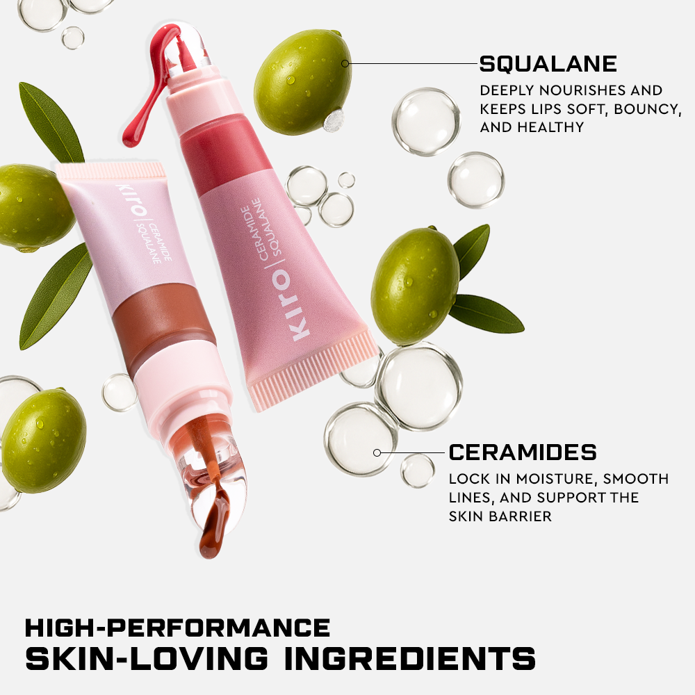 Ceramide Drip Tinted Lip Glaze - Strawberry Gelato 01Strawberry Gelato 01 (Coral Pink)