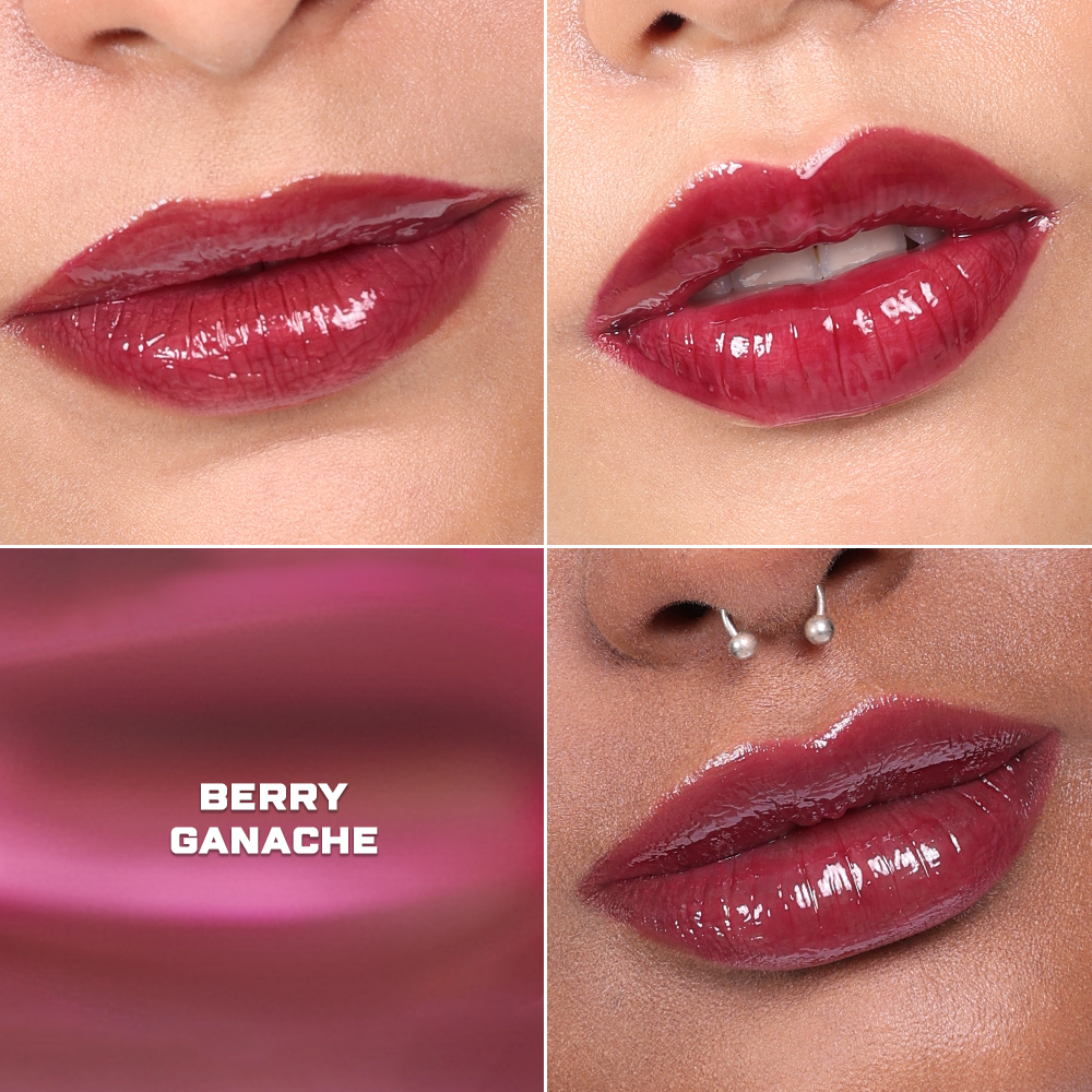 Ceramide Drip Tinted Lip Glaze - Strawberry Gelato 01Berry Ganache 05 (Berry)