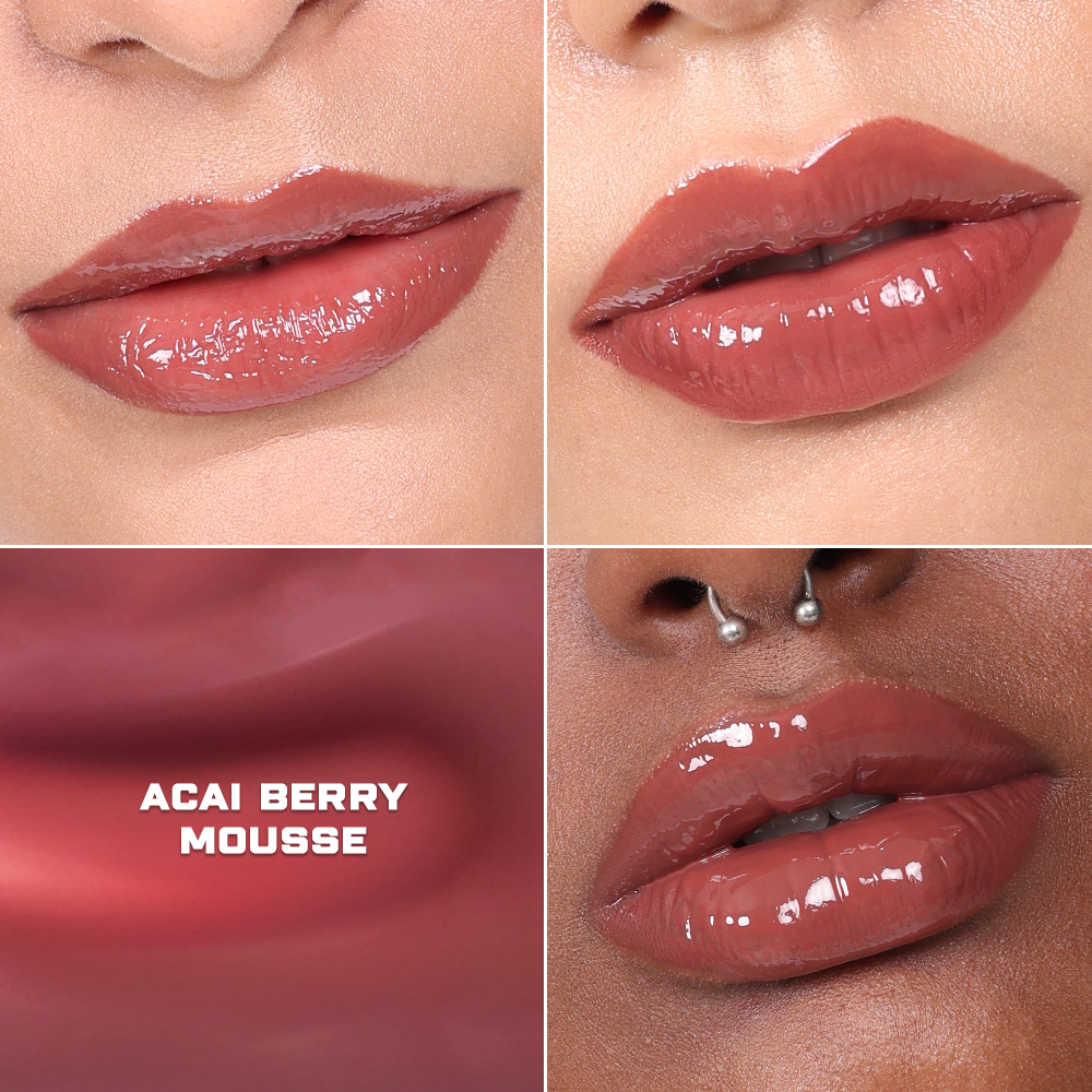 Ceramide Drip Tinted Lip Glaze - Strawberry Gelato 01Acaiberry Mousse 08 (Mauve)