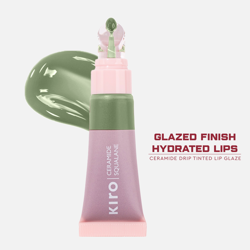 Ceramide Drip Tinted Lip Glaze - Matcha Boba 09