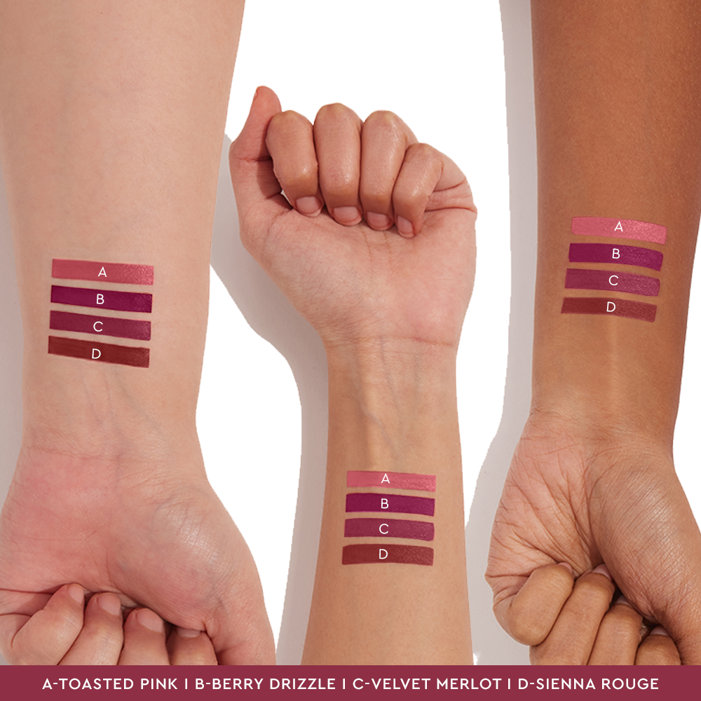 Four Play Non-Stop Airy Matte Liquid Lip - Elite Berry quadElite Berry Quad