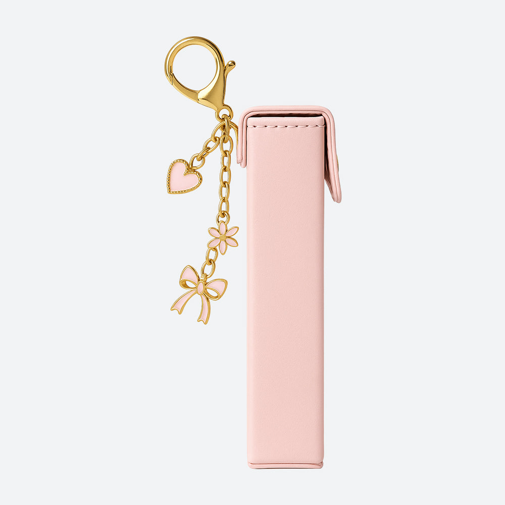 Pink Charm Keychain  Pink