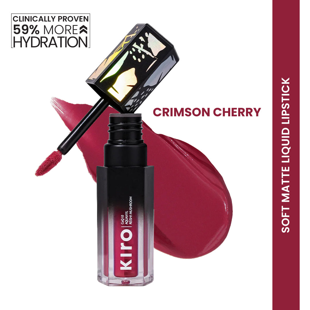 Velvet Soufflé Soft Matte Liquid Lipstick - Crimson Cherry 10Crimson Cherry 10