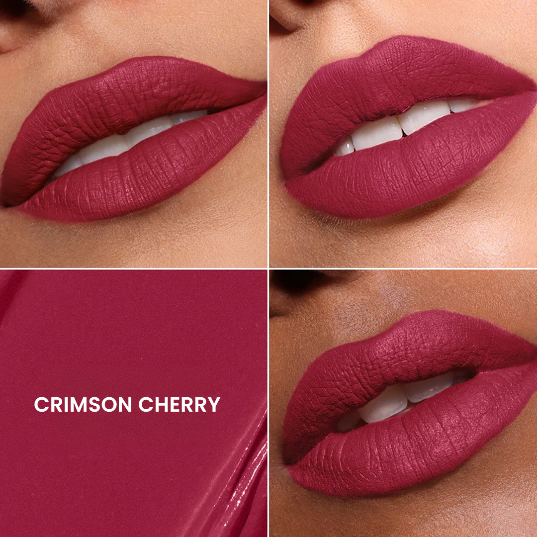 Velvet Soufflé Soft Matte Liquid Lipstick - Crimson Cherry 10Crimson Cherry 10