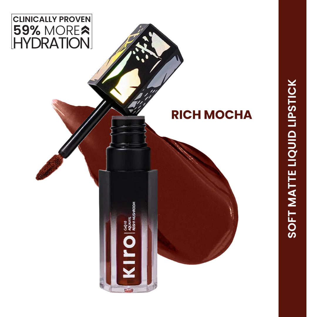 Velvet Soufflé Soft Matte Liquid Lipstick - Rich Mocha 16