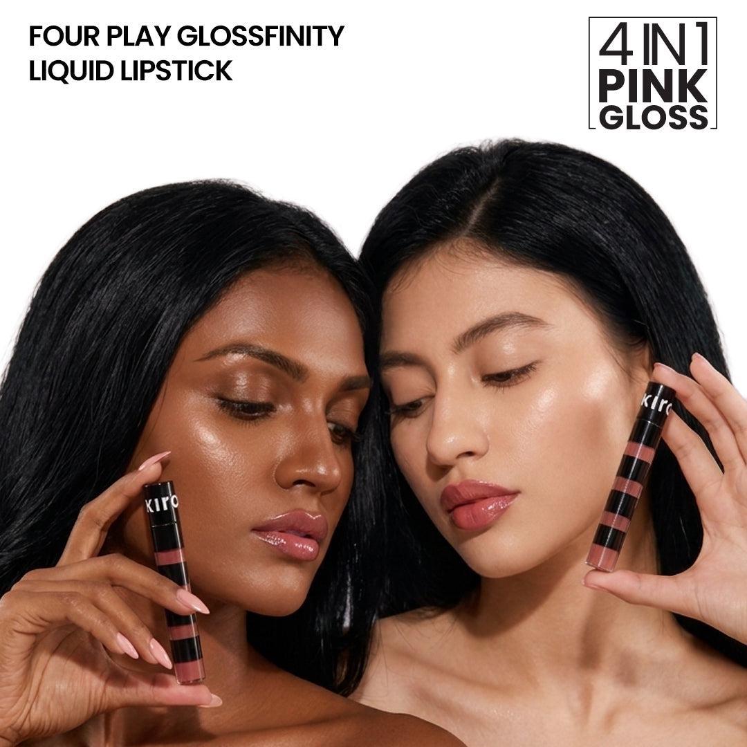 Glossfinity Creme Gloss - Pink Petal 01Signature Nude Pink Quad