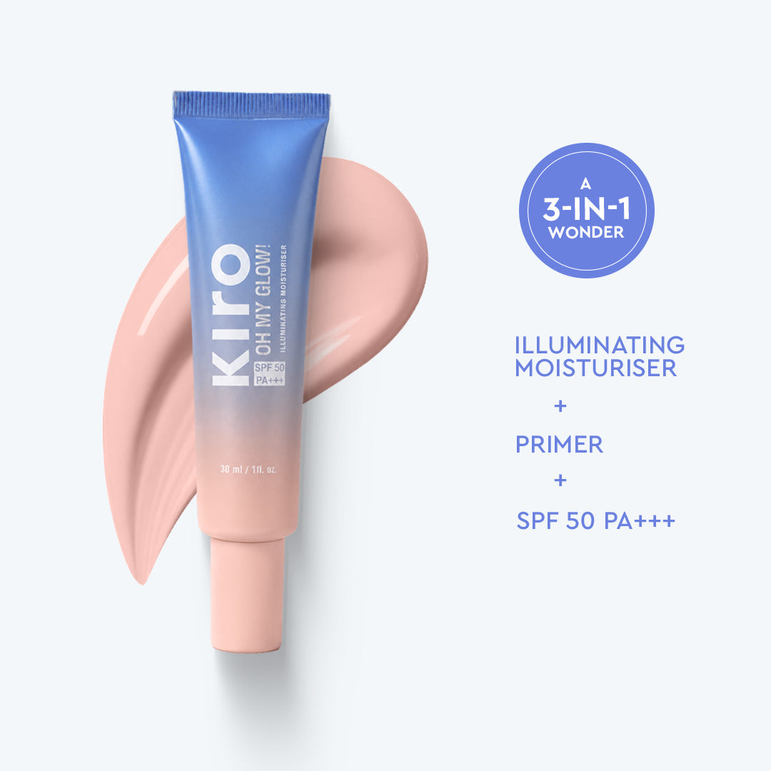 Oh My Glow! Illuminating Moisturiser with SPF 50 PA+++ - Pink HaloPink Halo