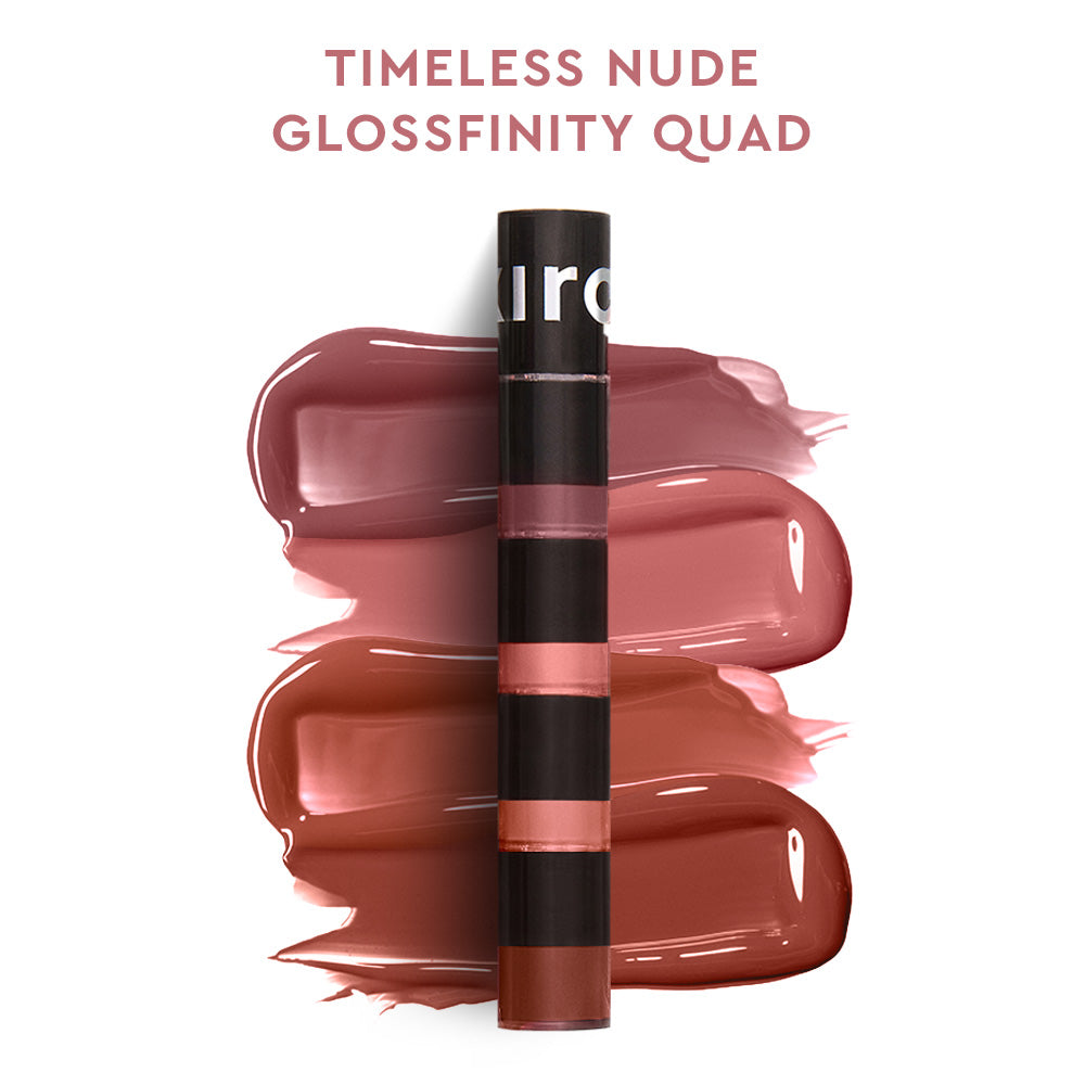  Four Play Glossfinity Liquid Lipstick- Timeless Nude Brown Quad