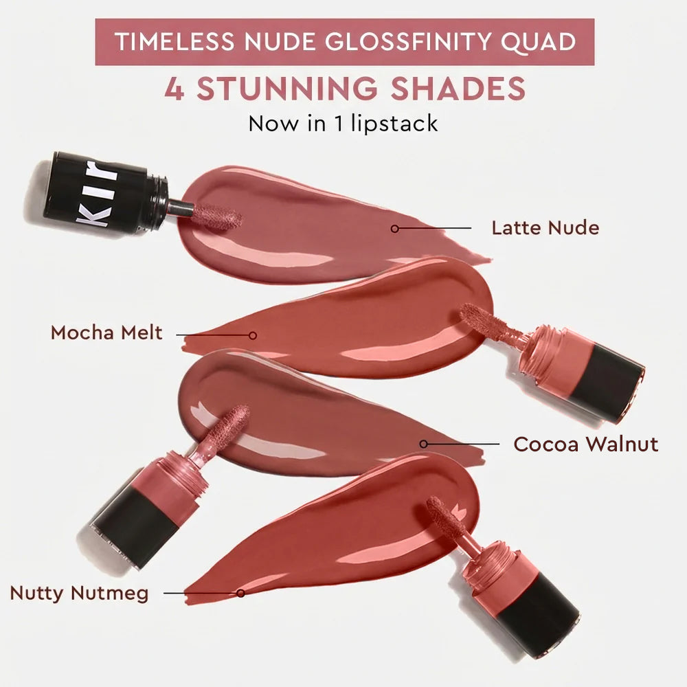 Glossfinity Creme Gloss - Pink Petal 01Timeless Nude Brown Quad