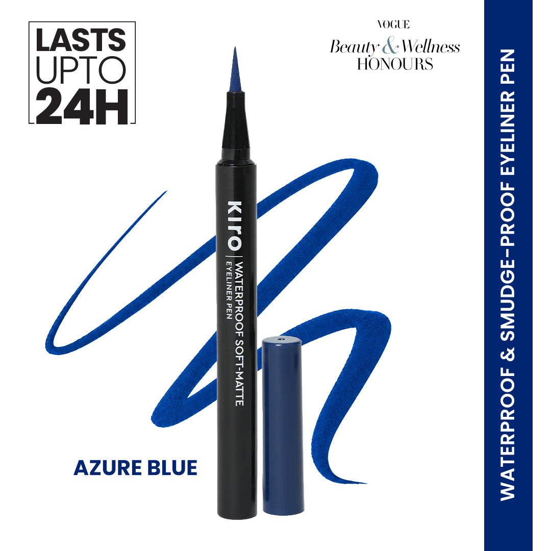 Waterproof soft - matte Eyeliner Pen - Azure Blue 03
