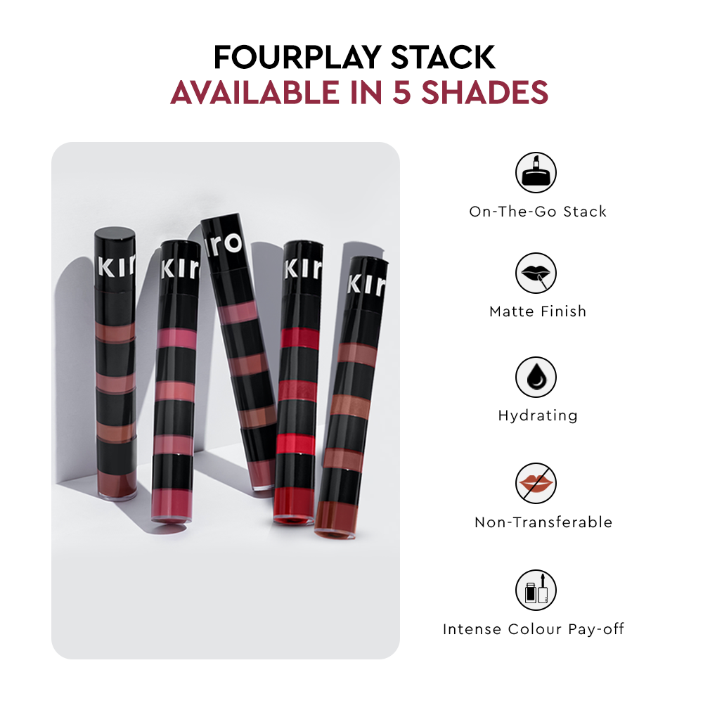Four Play Non-Stop Airy Matte Liquid Lip - Ultimate quadUltimate quad