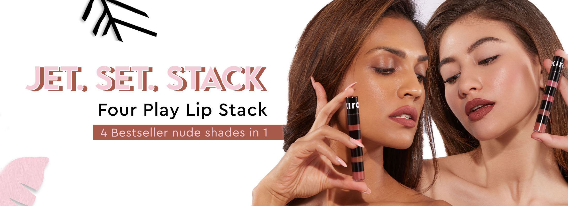 Buy Four-play non-stop airy matte liquid lip product and get eyeshadow stick for free._banner_37