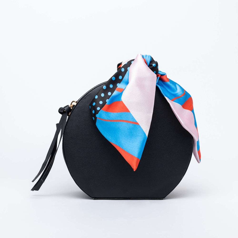 Kiro Vegan Leather Bag - Black shade  Black