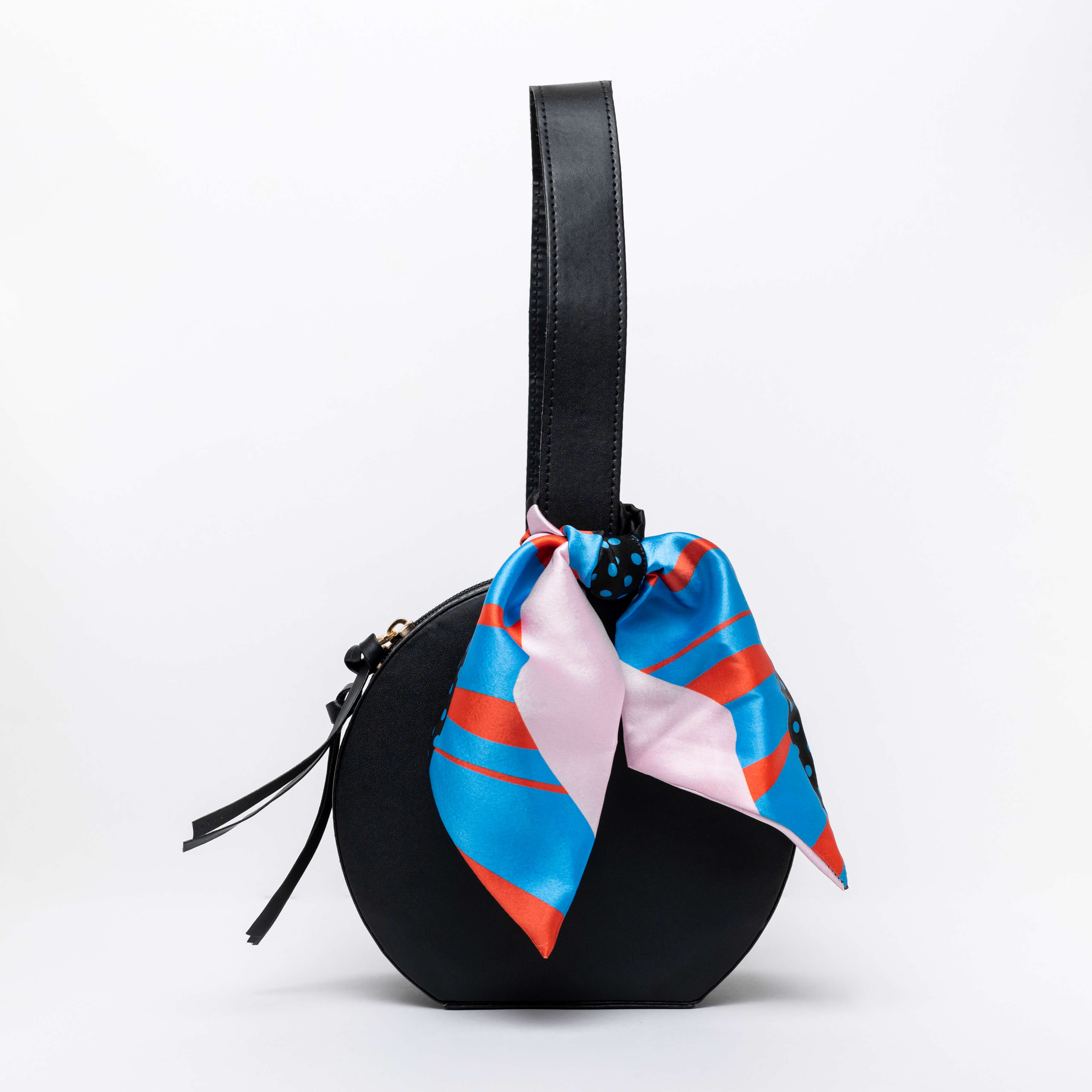 Kiro Vegan Leather Bag - Black  shade  Black