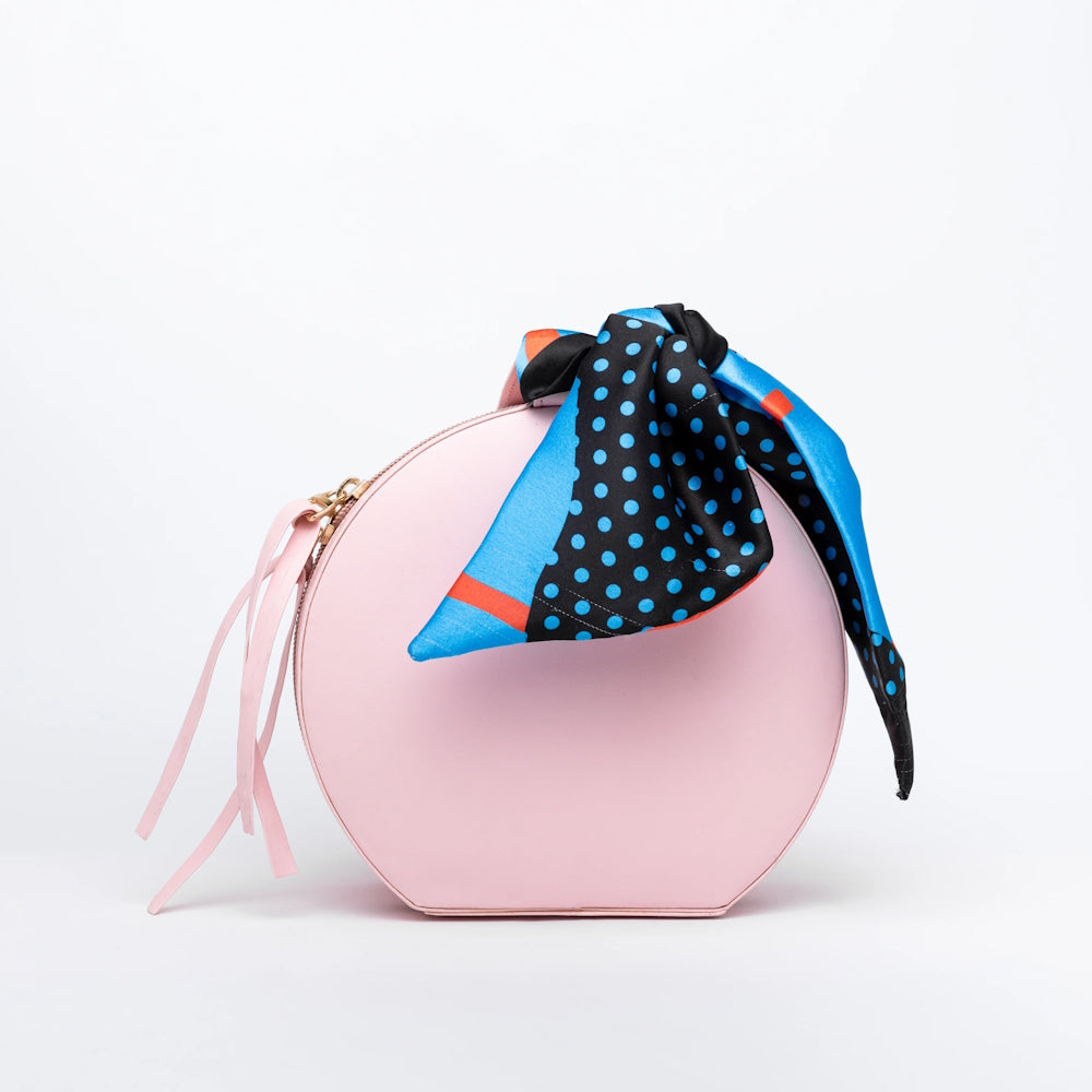 Kiro Vegan Leather Bag - Pink shade  Pink